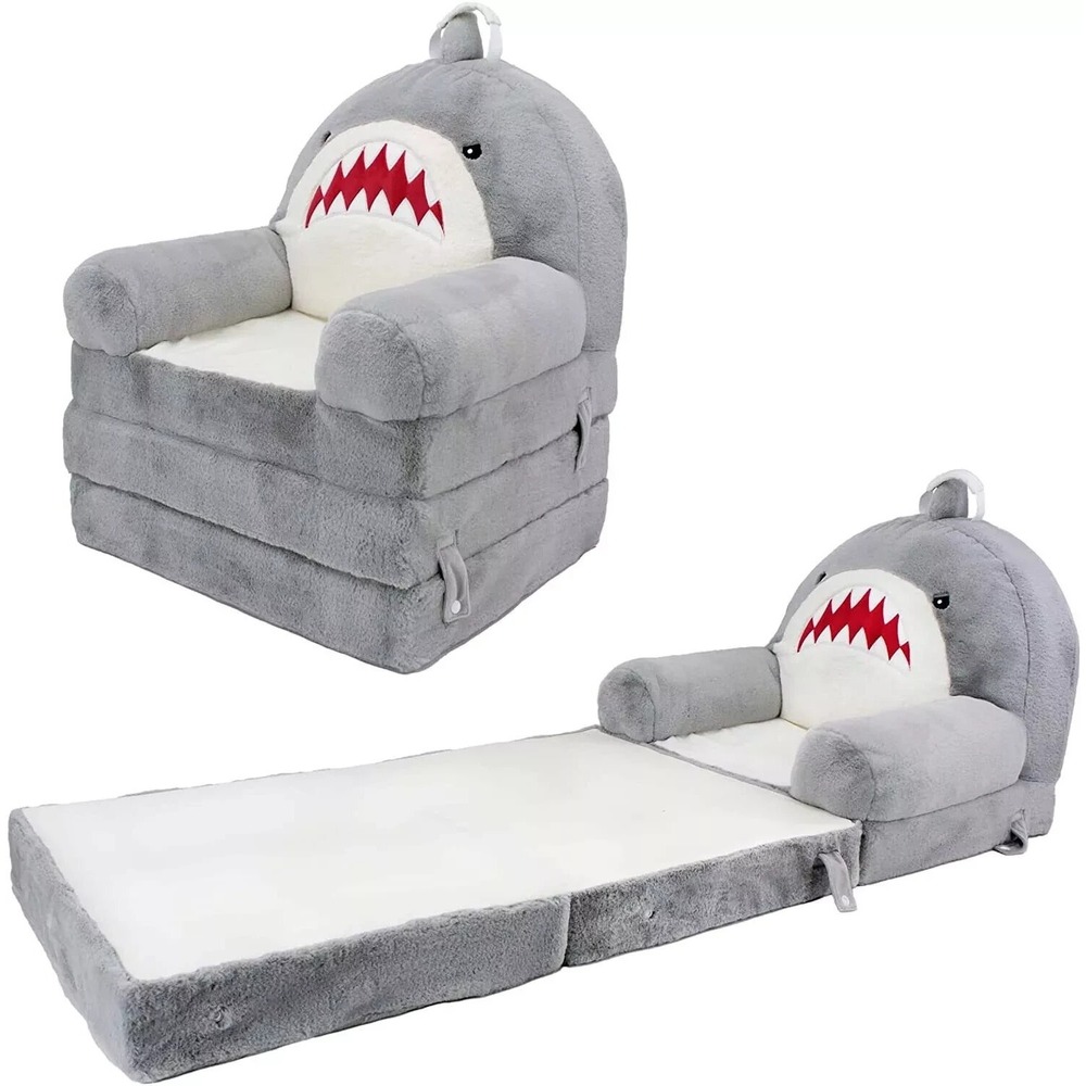 Soft Landing - Elite Seats - Premium Character Sofa Seat & Transformable -Shark - Picture 2 of 9